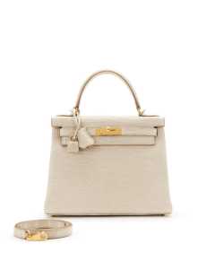 Hèrmes Beton Matte Crocodile Kelly