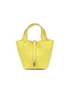 Hèrmes Lime Clemence Picotin