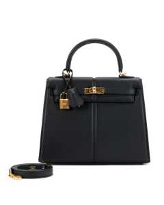 Hèrmes Black Swift Padded Kelly