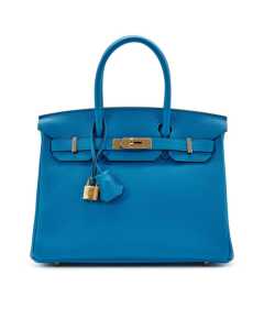 Hèrmes Bleu Zanzibar Togo Birkin